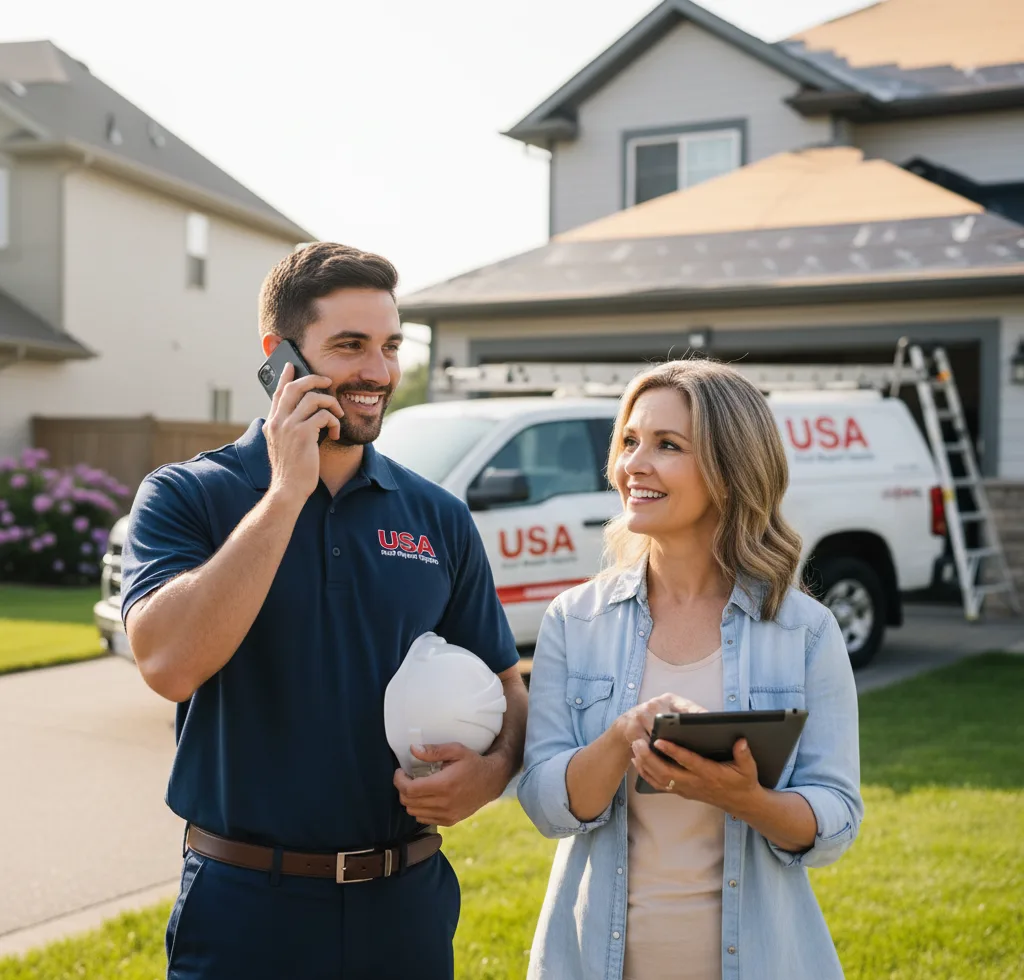 USA Roof Repair Experts customer support in Kemp